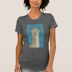 T-shirt Spéc. de lama - Lunettes rondes
