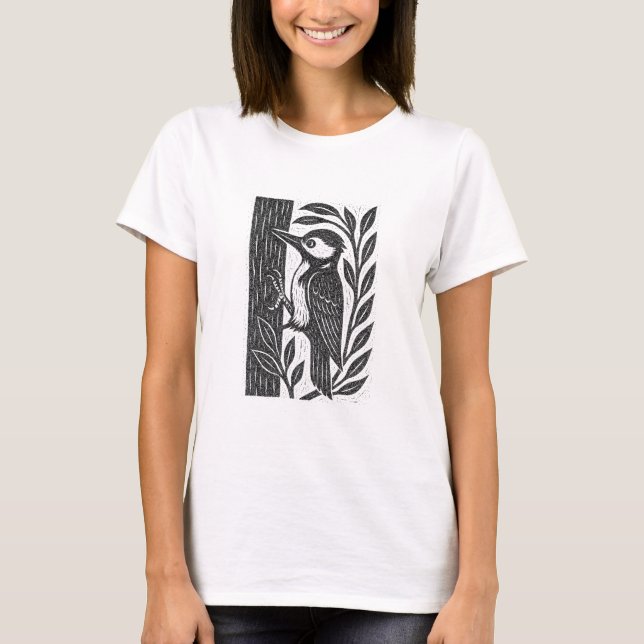 T-shirt Specht/Woodpecker (Devant)