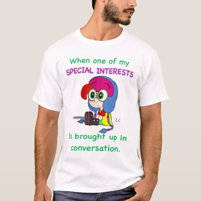 T-shirt Special interests shirt (Devant)