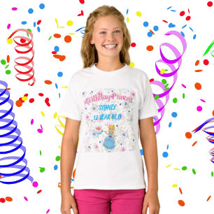 T-Shirt spécial pour princesse fille d'anniversair