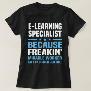 T-shirt Spécialiste de l'apprentissage en ligne