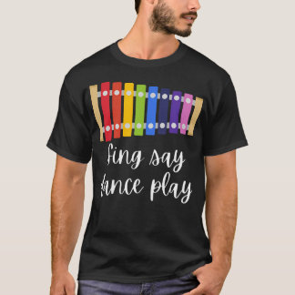 T-shirt Spécialiste de l'enseignement de la musique élémen