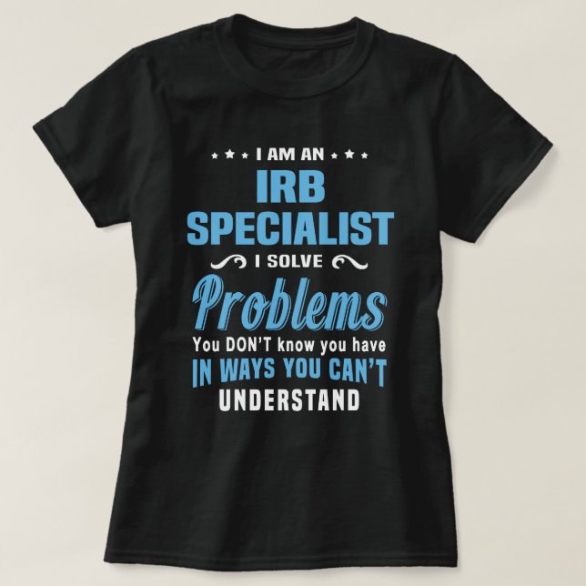 T-shirt Spécialiste de l'IRB (Design devant)