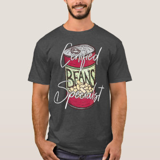 T-shirt Spécialiste des haricots certifiés Da de haricots 