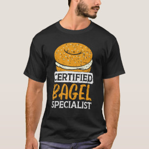 T-shirt Spécialiste du bagel certifié Boulangerie de pain 