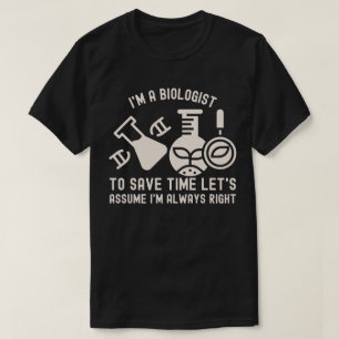 T-shirt Spécialiste en biologie, amoureux de biologie4