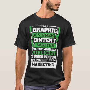 T-shirt Spécialiste marketing pour Online Marketing Specia