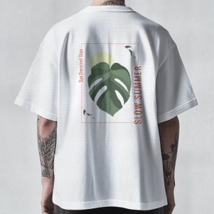T-shirt Spécimen Monstera d'été lent