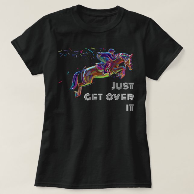 T-shirt Spectacle De Cheval Anglais Sauter (Design devant)