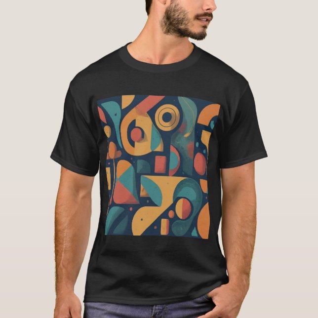 T-shirt Spectre vibrant : Art portable (Devant)
