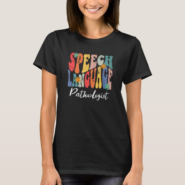 T-shirt Speech Language Pathologist SLP Speech Therapy Pat (Devant)