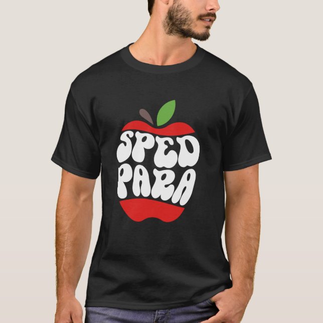 T-shirt SPEED PARA Special Education Paraprofessional Para (Devant)