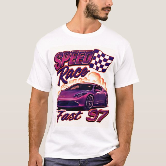T-shirt Speed race fast 97  (Devant)