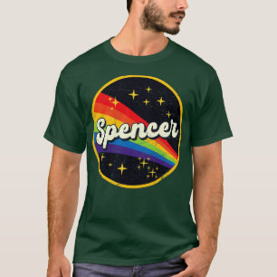 T-shirt Spencer Arc-en-ciel dans l'espace Vintage GrungeSt