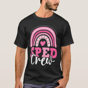 T-shirt SPEW Crew rose arc-en-ciel Éducation spéciale Reto