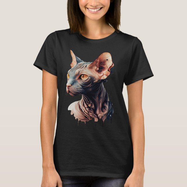 T-shirt Sphynx Cat (Devant)