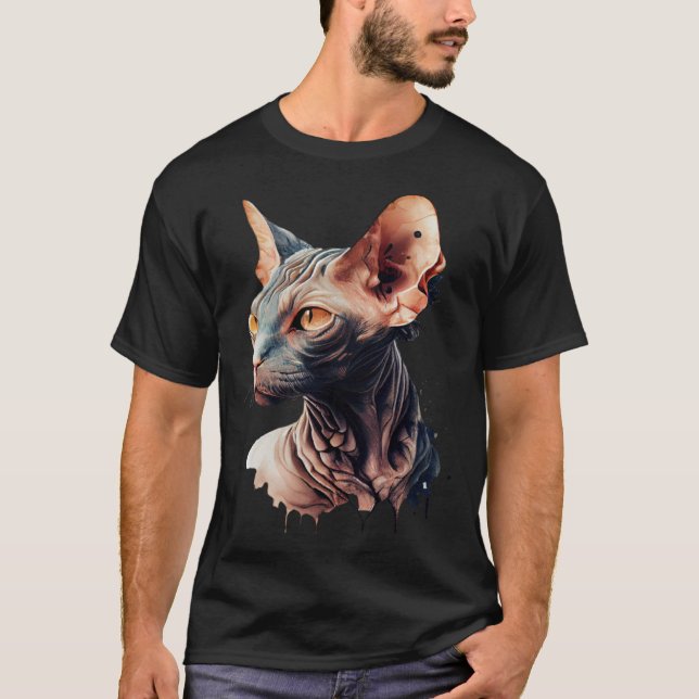 T-shirt Sphynx Cat (Devant)