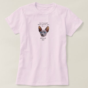 T-shirt Sphynx Cat main tiré Art numérique
