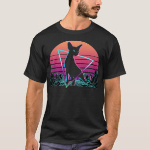 T-shirt Sphynx Cat Retro Premium