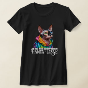 T-shirt Sphynx Chat Hang Loose Anniversaire