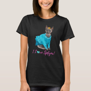 T-shirt Sphynx Chat Pour Sphynx Amoureux de les chats sans
