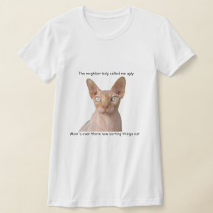 T-shirt Sphynx drôle