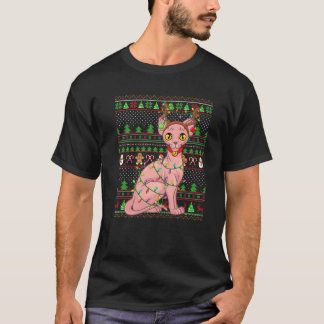 T-shirt Sphynx Famille Amoureux des chats Correspondant Sp