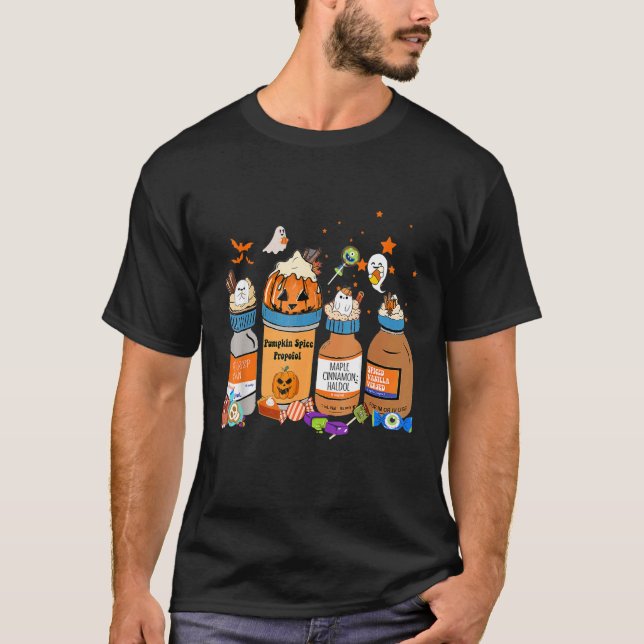 T-shirt Spice citrouille Propofol Ativan Versed Haldol Hal (Devant)