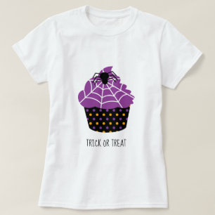 T-shirt Spider cupcake Halloween thème