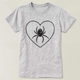 T-shirt Spider Heart