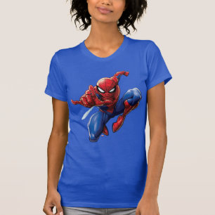 T-shirt Spider-Man   Saut de lancer de toile