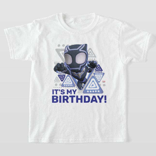 T-shirt Spidey | Black Panther - C'est mon anniversaire (Poser)