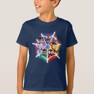 T-shirt Spidey et ses Extraordinaires amis Glowing Web Gra