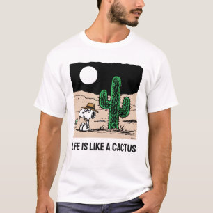 T-shirt Spike dans un désert illuminé par la Lune
