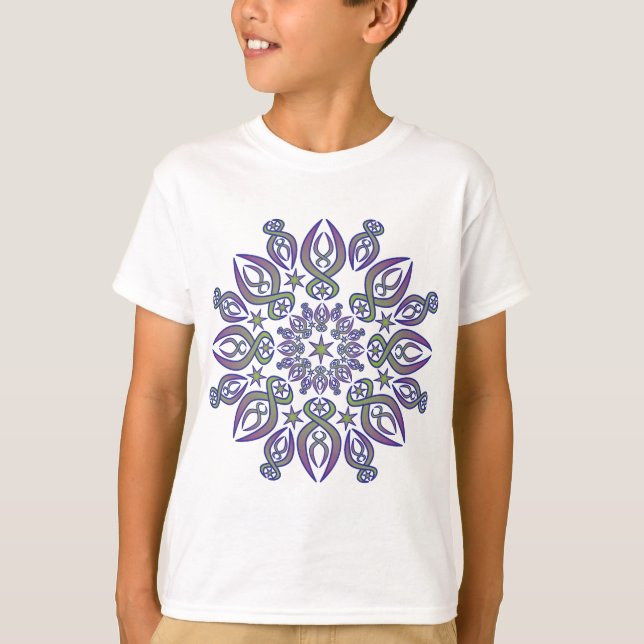 T-shirt Spikes bleus (Devant)