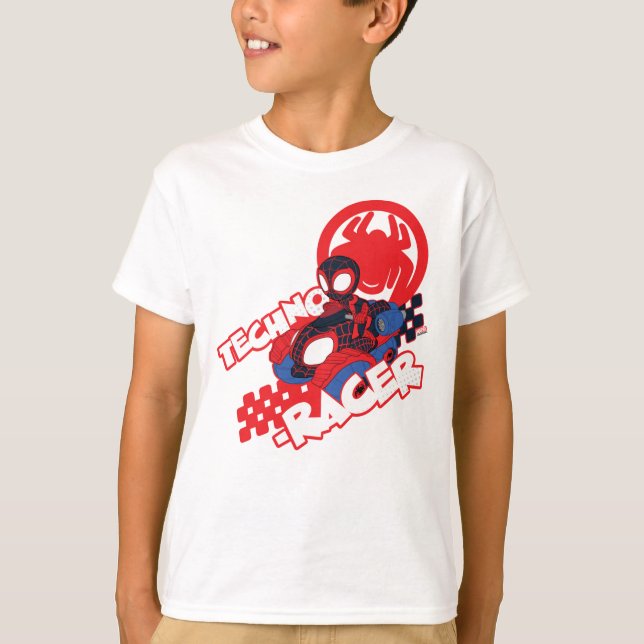 T-shirt Spin Riding His Techno Racer (Devant)