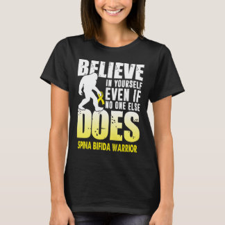 T-shirt spina bifida guerrier bigfoot croire en vous
