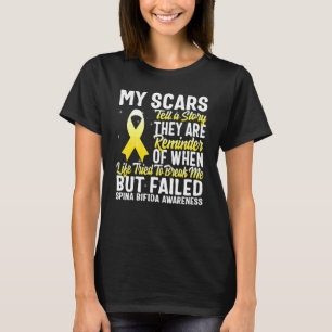 T-shirt Spina Bifida Mois de sensibilisation Mes cicatrice