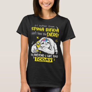 T-shirt Spina Bifida Mois de sensibilisation Ribbon Cadeau