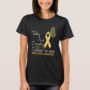 T-shirt Spina Bifida Sensibilisation Je soutiens Mon Papil