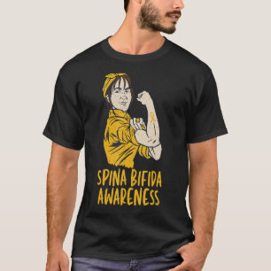 T-shirt Spina Bifida Split Spine Reconnaissance avec Ribb