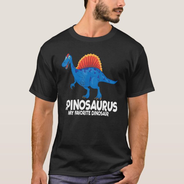 T-shirt Spinosaurus Mon Dinosaure Favori Enfants Spinosaur (Devant)