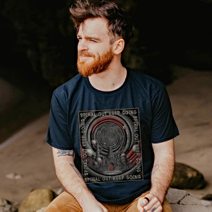 T-shirt Spiral Sortir Continuer - Outil Rétro Tee