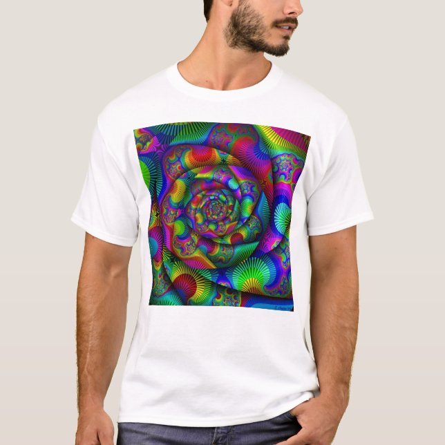T-shirt Spirale d'amusement (Devant)