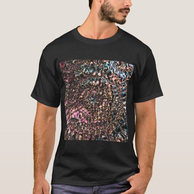 T-shirt Spirale de pierres précieuses (Devant)