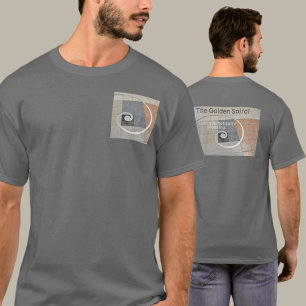 T-shirt Spirale d'or