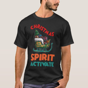 T-shirt Spirit de Noël Activer Chemise_Esprit de Noël