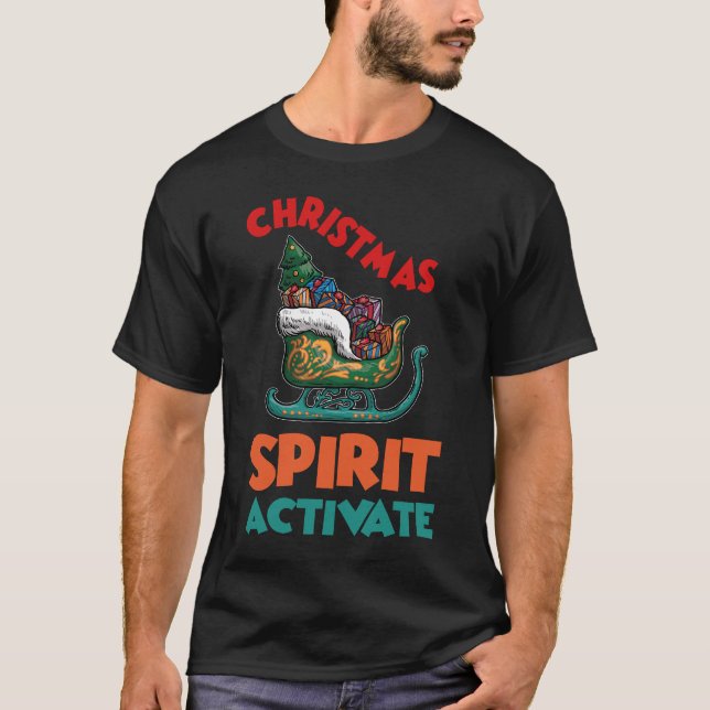 T-shirt Spirit de Noël Activer Chemise_Esprit de Noël (Devant)