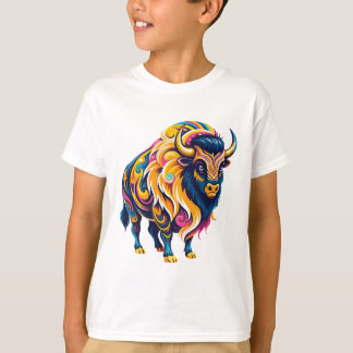 T-shirt Spirit sauvage Neon Bison