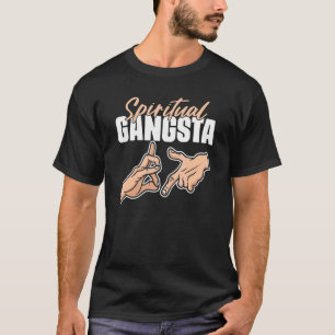 T-shirt Spirituel Gangsta Namaste Yoga Praticien Gangster